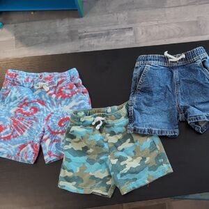 Cat & Jack Kids Shorts Set - Tie-Dye, Denim, Camo